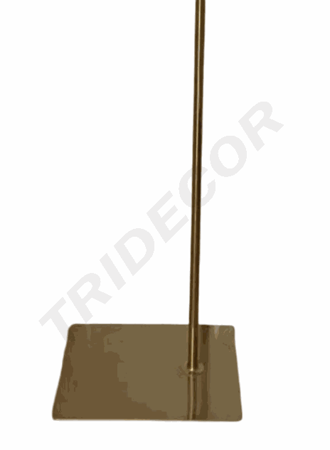 Base Rectangular Dorada Para Bustos