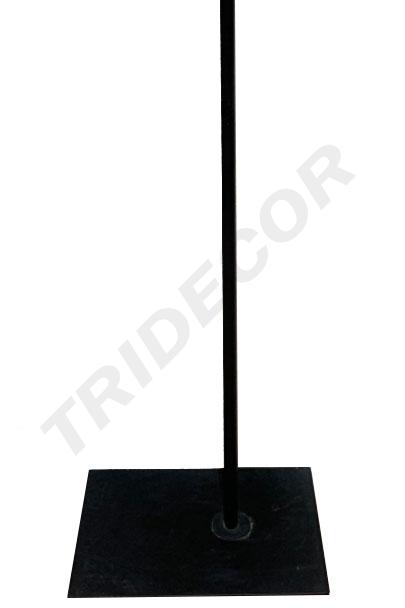 Base Rectangular Para Bustos Color Negro