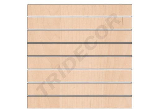 Panel De Lamas Haya 7.5 Guias 120x120cm