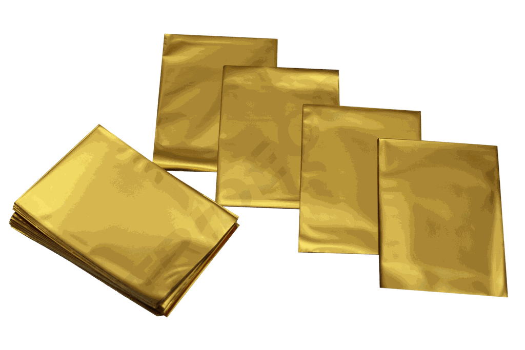 Sobres Metalizados 25x40 cm Color Dorado 50und