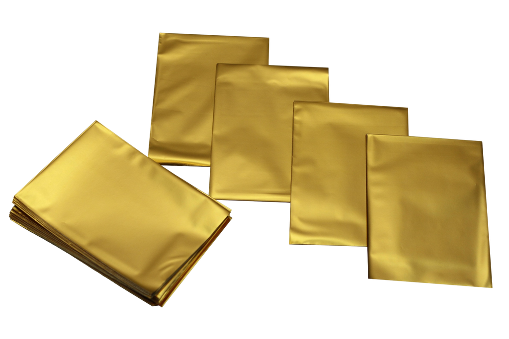 Sobres Metalizados 25x40 cm Color Dorado