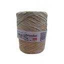 Cinta De Rafia Beige Bicolor 5 mm 200 Metros