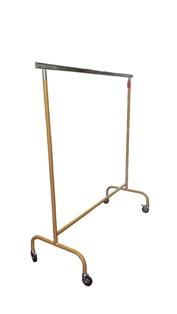 Burro Ropa fijo en Altura 150x50x160 cm COLOR ORO 