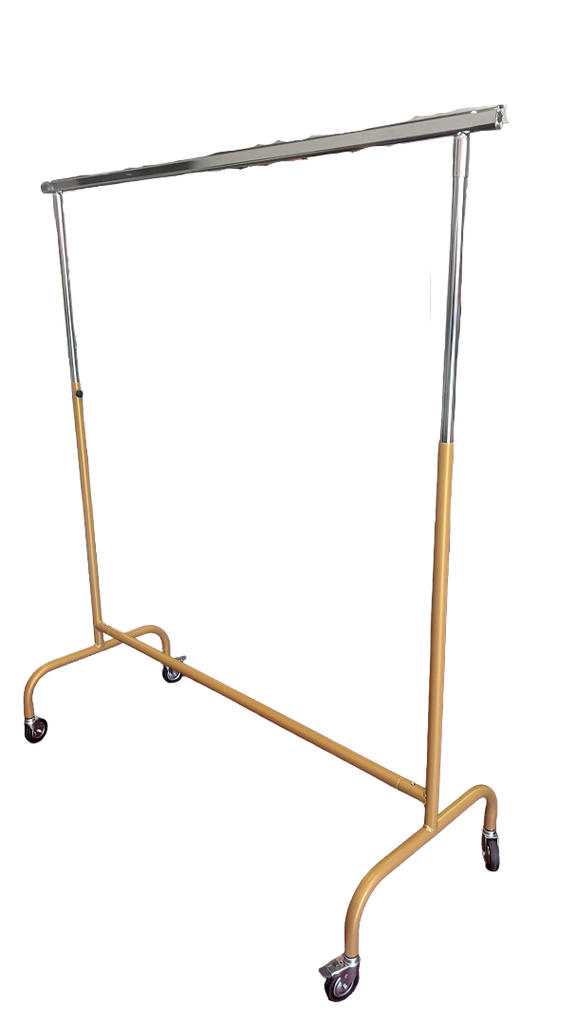 Burro Ropa Regulable en Altura 150x50x160 cm COLOR ORO 可调衣架