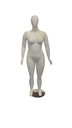 maniqui mujer talla grande color blanco mate