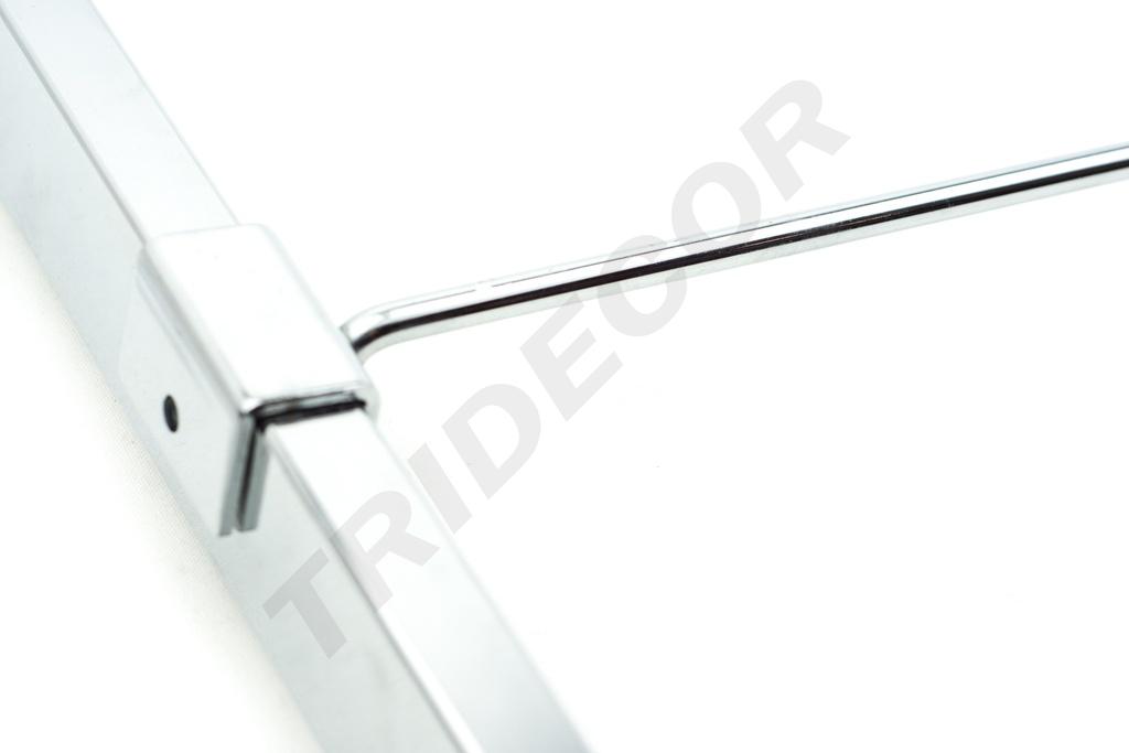 电镀卡扁管钩 gancho para tubo rectangular de cromado 35cm 6mm 200/caja