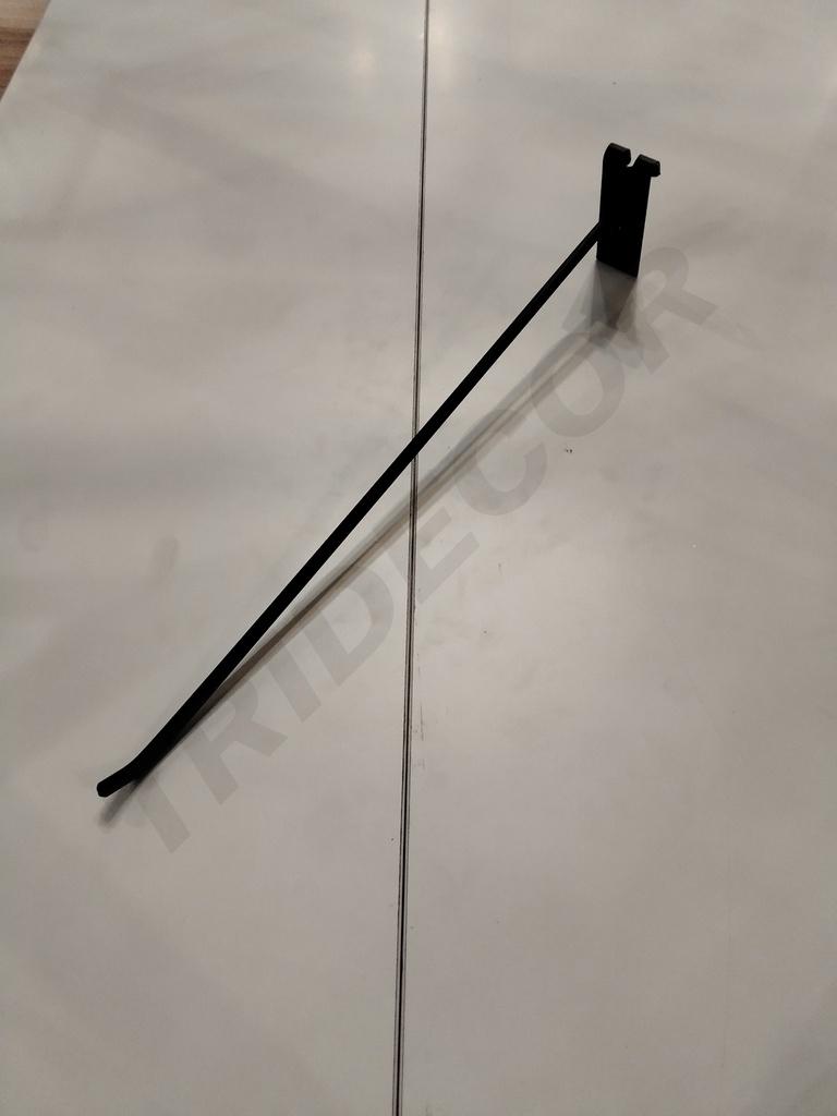 Gancho preto para malha de 6mm 40Cm 100 Unidades/Caixa