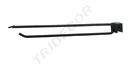 Gray Hook for Rectangular Tube 35cm 8mm