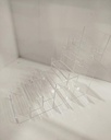 7层包架透明 expositor acrilico  escaleras 7 niveles