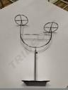 Soporte De Sombrero Acero Inoxidable Mate