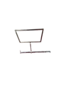 A4拉丝横向广告牌带升缩卡方管 A4 Marco Portacartel Horizontal De Acero Inoxidable Mate