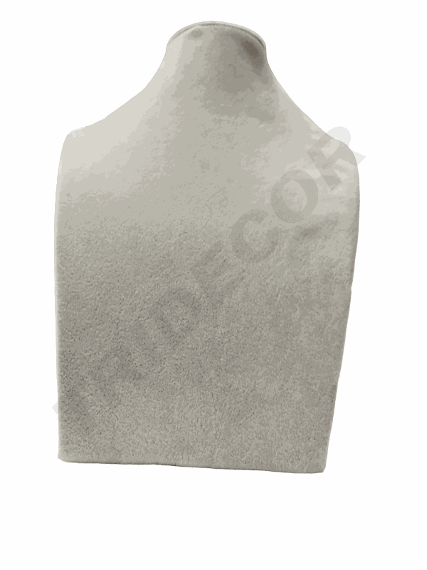 Expositor Collares Terciopelo Color Gris