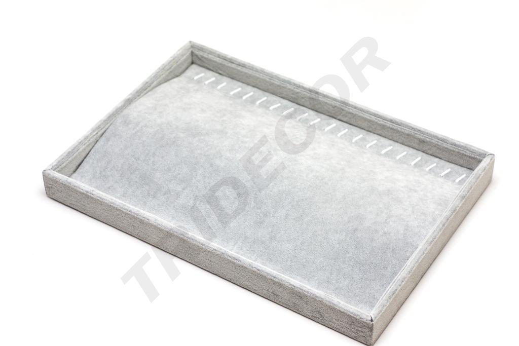Expositor de Joyería 009818 Bandeja Ondulada Gris
