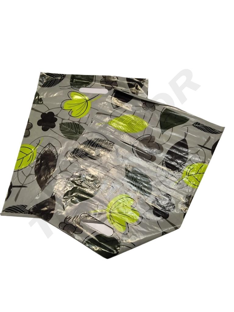 Bolsas De Plástico Asas Reforzadas 50X60 Cm Hojas 100 Unidades