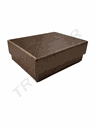 深棕色天地盖盒Caja Joyería-Marron Oscuro 7X9.2X3cm 18/unida20/caja 20pq/caja