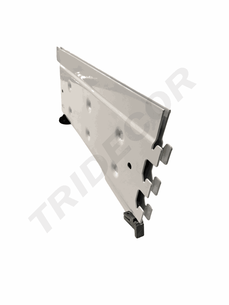 白色货架脚片Base 45cm Blanca para Estanteria Malla 12/caja