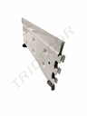 Baza alba de 45 cm pentru rafturi plasa 12 unitati/cutie