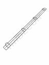 Soporte 55cm para Bandeja de Chapa Fondo 60/caja