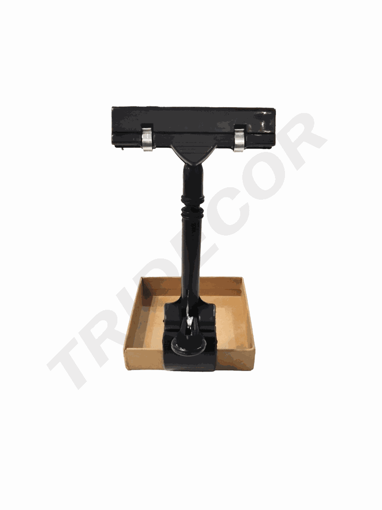 Portaprecios Con Pinza De Plástico Negro 17Cm