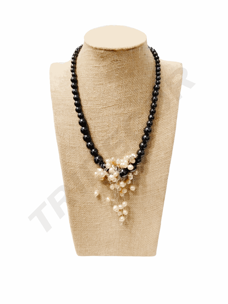 Expositor Joyeria para Collares Lino Amarillo 009322