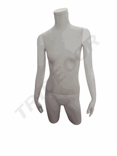 [040949] 女包布台模带头带手腿手白色亚光 Busto Mujer Lino Blanco Mate 