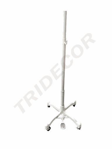 [041169] Pie con Ruedas para Maniquí Color Blanco