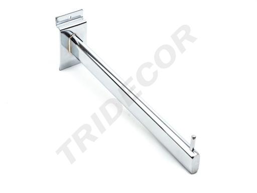 [002009] 椭圆一钉板钩电镀 Golgador Con 1 Clavo para Panel de lama 35cm