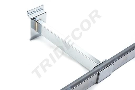 [002066] Soporte De Barra Rectangular Para Panel De Lamas 30 cm