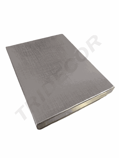 [010386-1] Caja Joyería Plata, 2 Unidades 21x16x3 cm