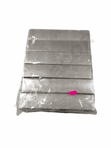 [010387] Caja Plata Con Terciopelo Negro En Interior