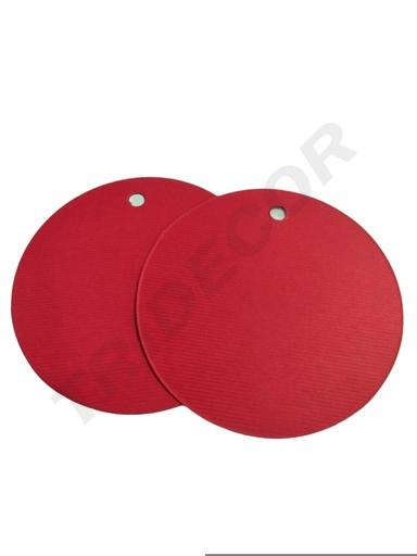 [6014027R] Etiquetas troqueladas 6*6CM 100/paquete varios colores