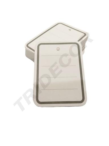 [0141004] Etiquetas pré-cortadas brancas 4X5,5cm 500/pacote