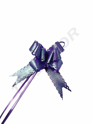 [6014824-1] 蓝色拉绳 la zo Azul Tornasolado Troquelado 3.0