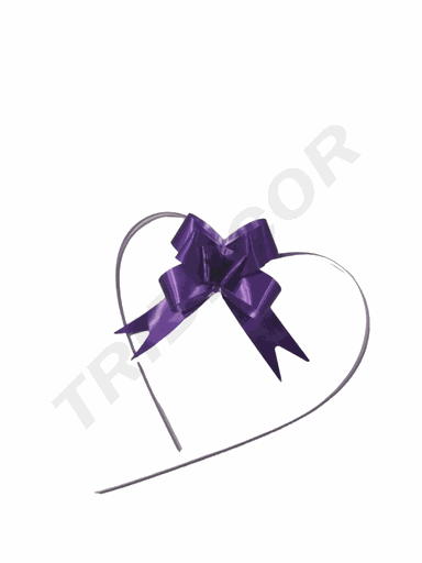 [6014825-4] 紫色宽丝带 la zo Morado Ancho Color Liso