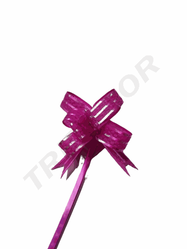 [6014829-1] 粉色条纹丝带 la zo Fucsia Fino Con Rallas 