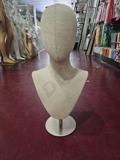 [040630] Woman's Short Chest Bust With Stainless Steel Base