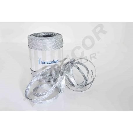[8031653458483] Rollo Cinta Rafia Plata Estrella 68244mm 5X200Mt Color 04 