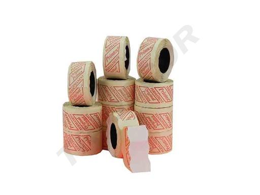 [014162] 白色单排价格纸Rollo Etiq.26X12mm Blanca