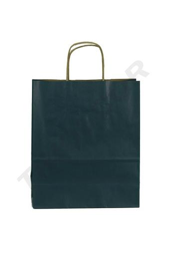 [010774] Sac en papier bleu marine 45X15X49cm 25/Pk