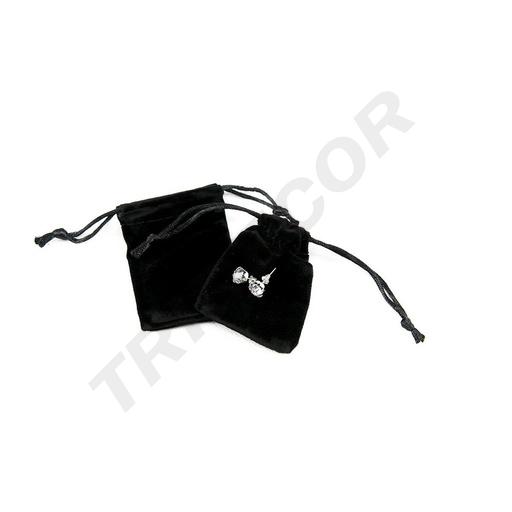 [009700] Bolsa de Veludo Preto. 50 Unidades