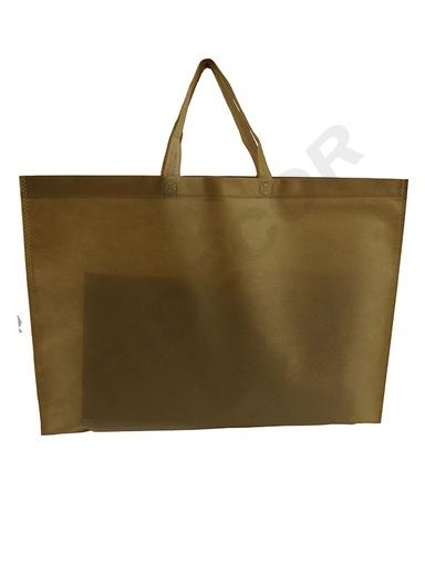 [010058] Bolsa de Tela con Asa Pana 35x45+12 cm Crema 25 unidades