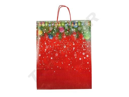 [010617] Bolsa de Papel Temática de Navidad 32X13X41 CM