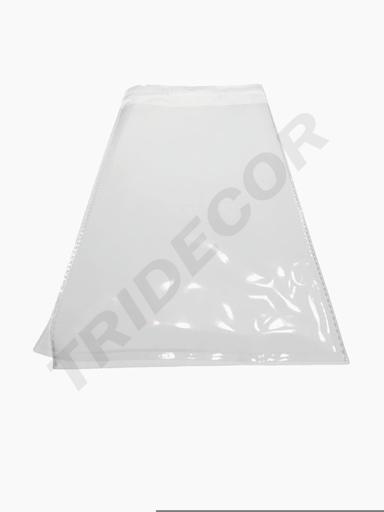 [010165] Sobre Transparente Adhesiva 15X30cm 100/Paq