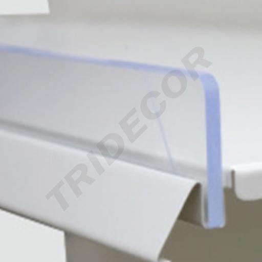 [013219] Tope Para Estantería Metálica Acrílico 120 Cm
