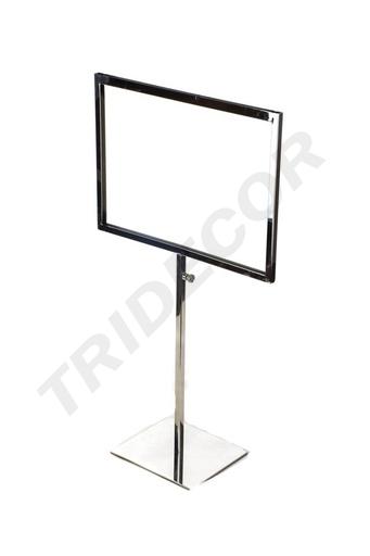[009844] Suporte Ajustável para Poster Chrome A4