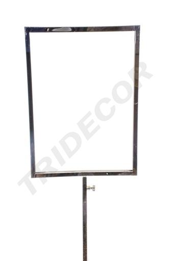 [009780] Suport ajustabil pentru poster, pentru tub rectangular A4