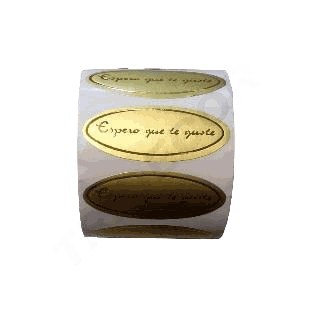 [0141038] Autocollant J'espère que vous l'aimerez 500 unités