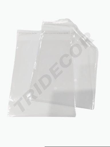 [014801] 带有粘性封口翻盖的塑料袋 18X23+4 厘米