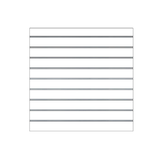 [0045191] Panel Para Lama S Blanco 9 Guías 120X120Cm