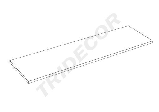 [045227] Estantes De Madera 60X30 Cm Blancas 19 Mm
